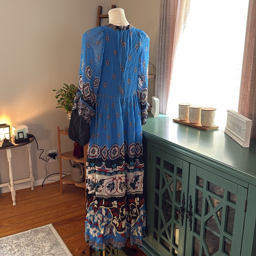 FARM Rio Blue Maxi Dress - Picture 3 of 16